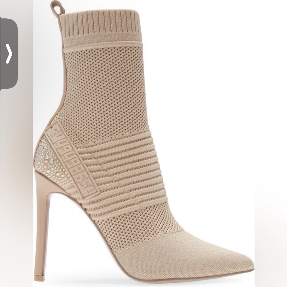 Worn once. Maxwelle Pointed Toe Knit Boot STEVE MADDEN Women's Size 8 - Picture 2 of 4